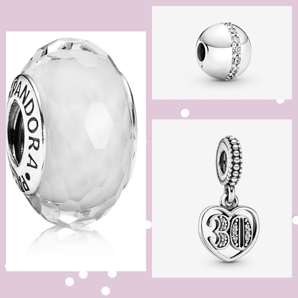 Lot of 3 Pandora Charms